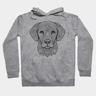 Labrador head mandala Hoodie